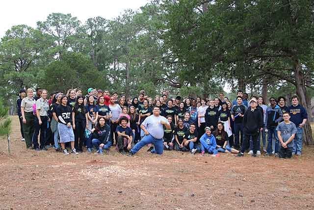 Stony Point students replant trees in Bastrop