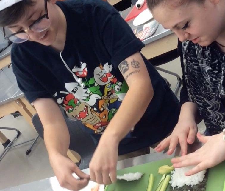 VIDEO: Success students gain culinary skills from career demo