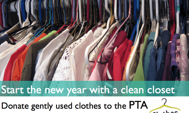 Start the New Year with a Clean Closet, Donate to PTA Clothes Closet