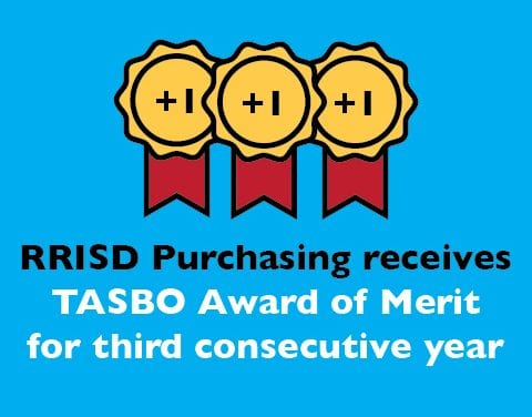 Purchasing receives TASBO Award of Merit for third consecutive year