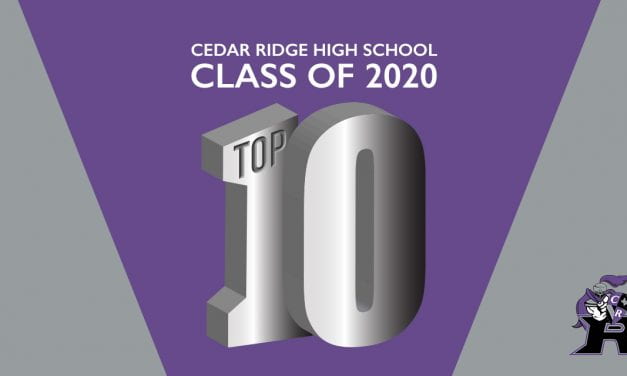 Cedar Ridge High School 2020 Top 10