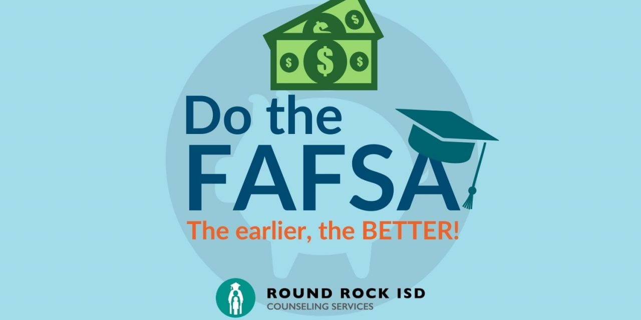 FAFSA opens Oct 1. Seniors encouraged to apply early, with free help