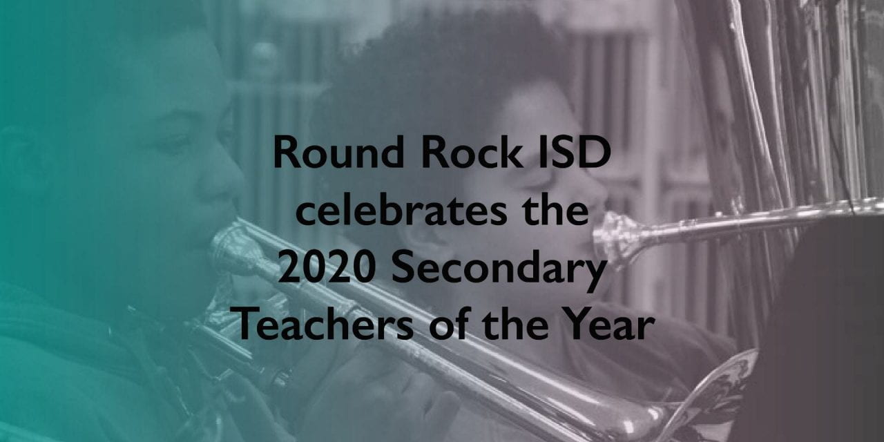 2020 Secondary Teachers of the Year