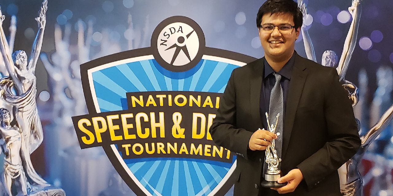 Stony Point junior places in top ten at National Debate Tournament