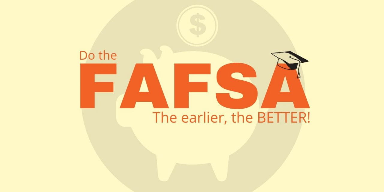 FAFSA opens Oct 1. Round Rock ISD Seniors encouraged to apply early