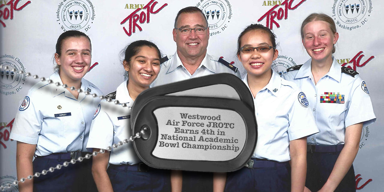 Westwood Air Force JROTC Earns 4th in National Academic Bowl Championship