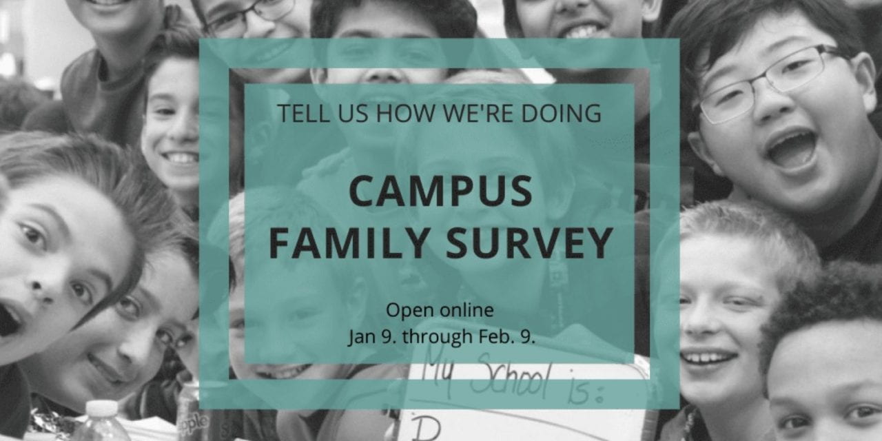 Campus Family Surveys Open January 9