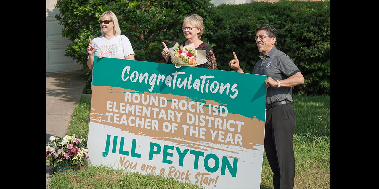 Jill Peyton named Round Rock ISD’s 2021 Elementary Teacher of the Year