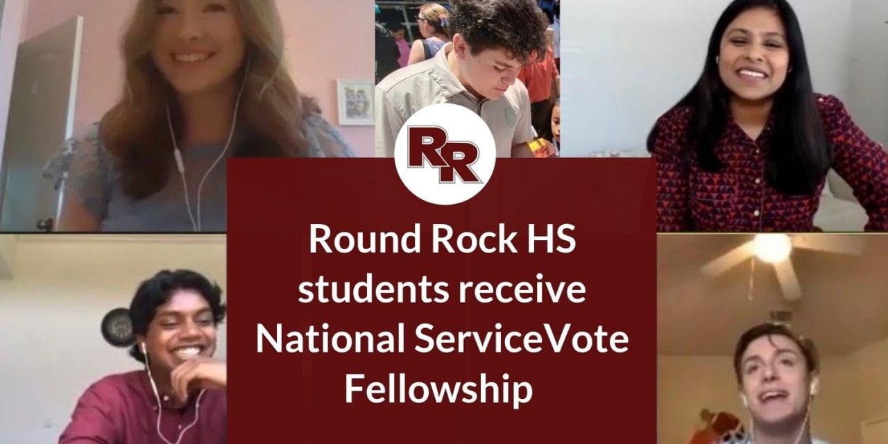 Round Rock High School Students Receive National ServiceVote Fellowship