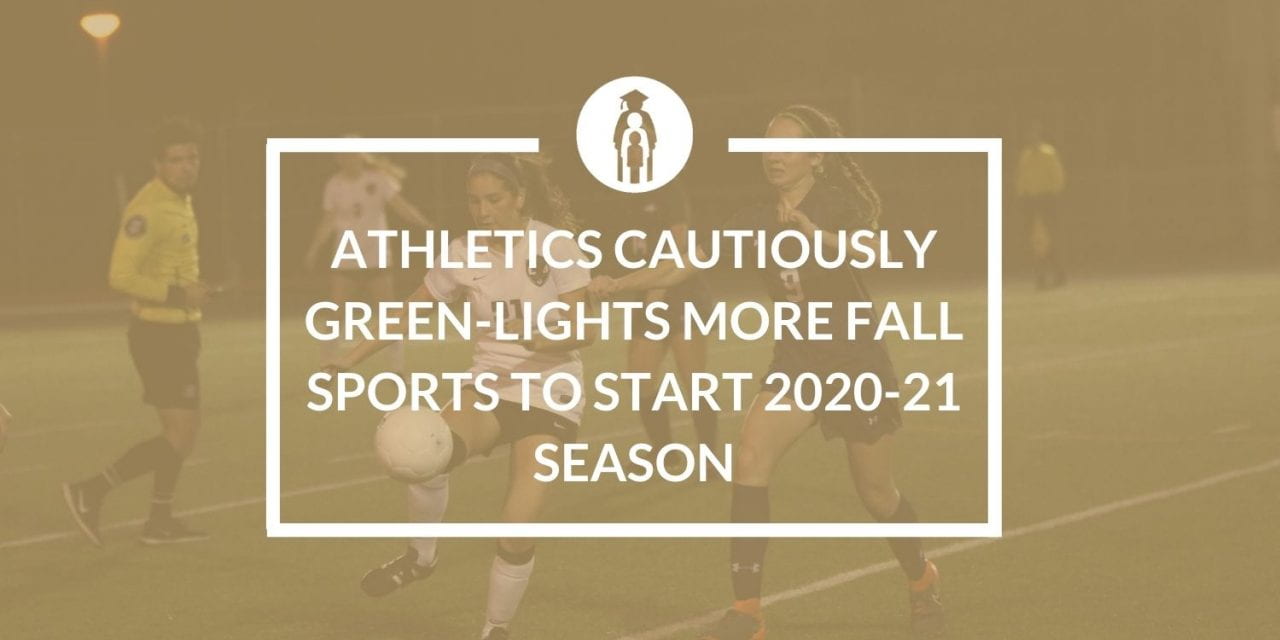 Athletics cautiously green-lights more Fall sports to start 2020-21 season