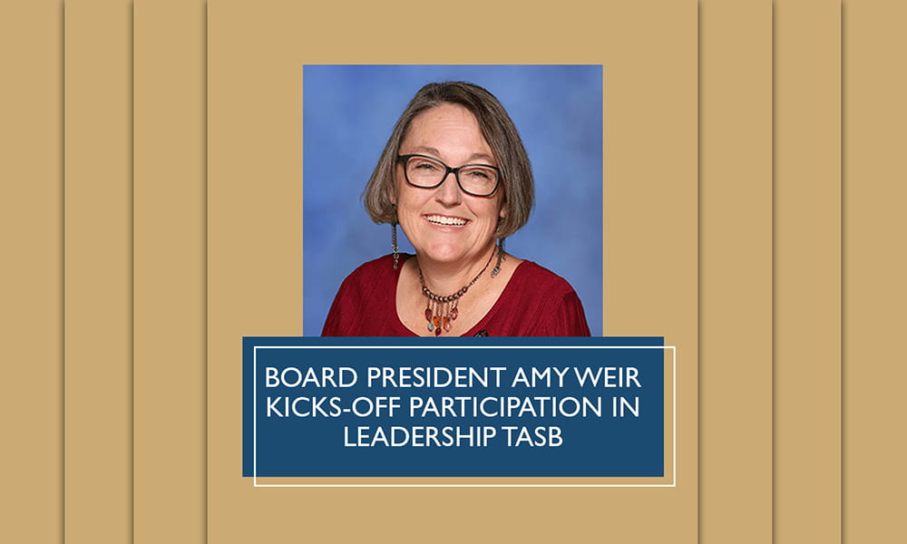 Board President Amy Weir kicks-off participation in Leadership TASB