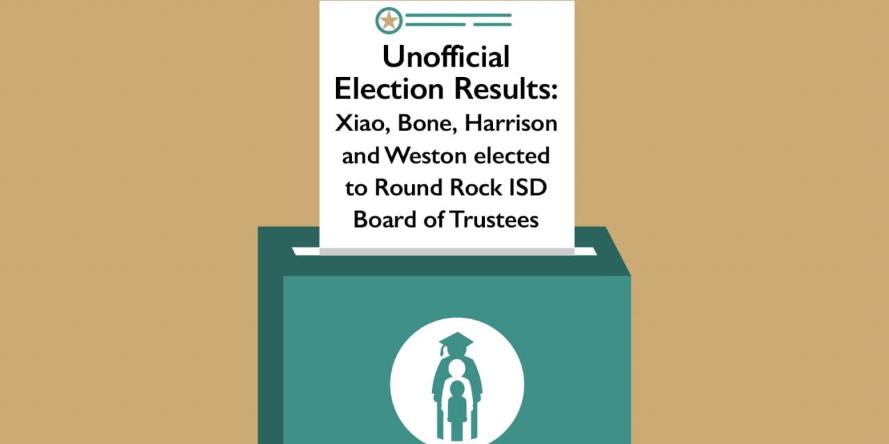 Unofficial Election Results: Xiao, Bone, Harrison and Weston elected to Round Rock ISD Board of Trustees