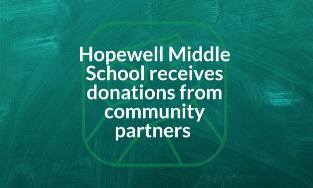 Hopewell Middle School receives donations from community partners