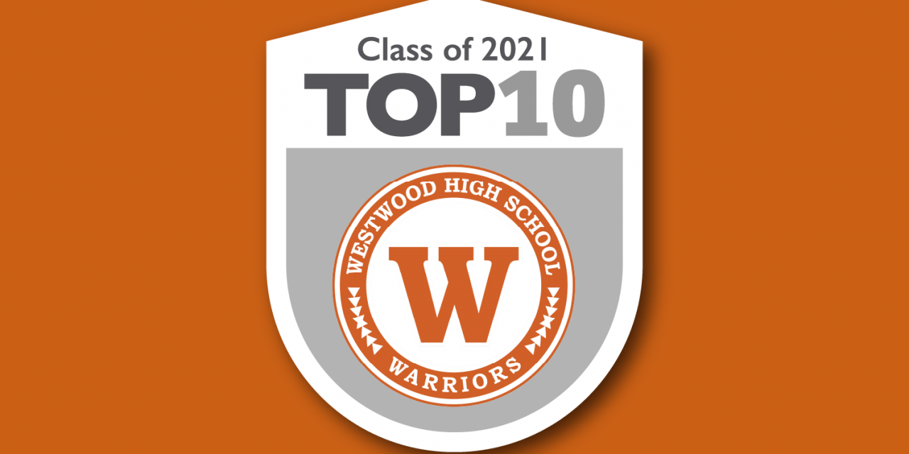 Westwood High School 2021 Top 10