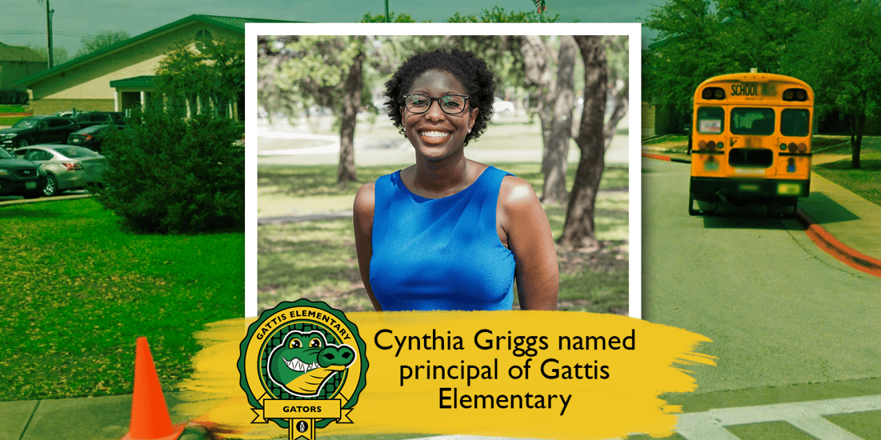 Cynthia Griggs named principal of Gattis Elementary