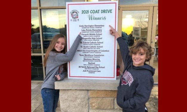 Herrington Elementary named Coat for Kids, Coat Drive Champions