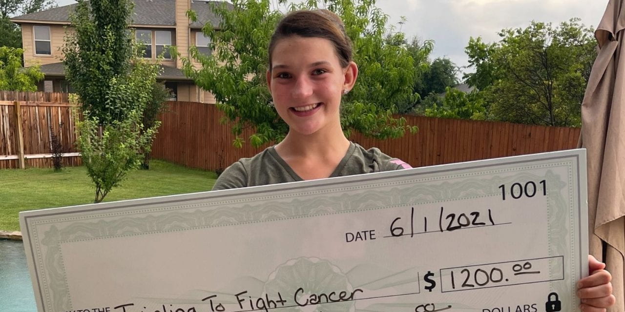 Stony Point junior uses her baton-twirling talents to fight cancer