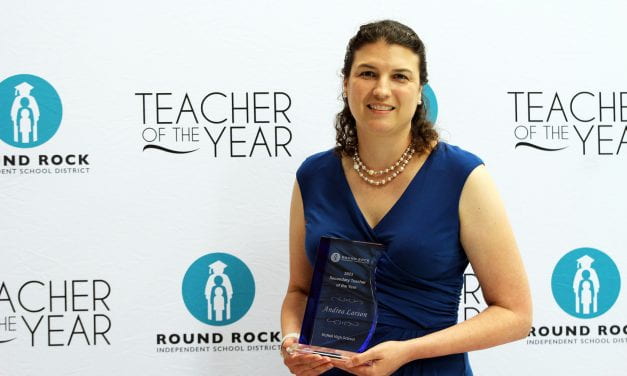 Andrea Larson named Round Rock ISD’s 2023 Secondary Teacher of the Year