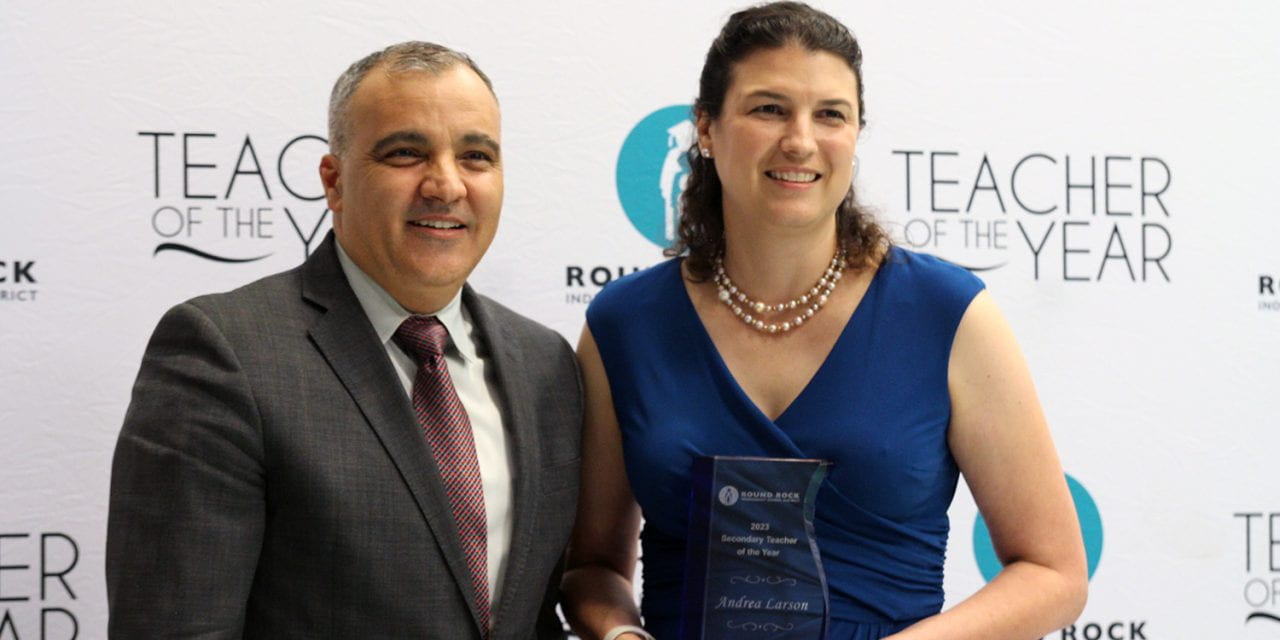 Andrea Larson named Finalist for Texas Teacher of the Year