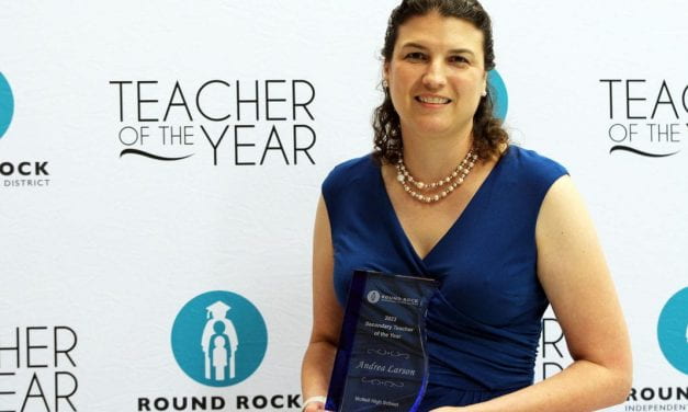 Andrea Larson named Region 13 Secondary Teacher of the Year