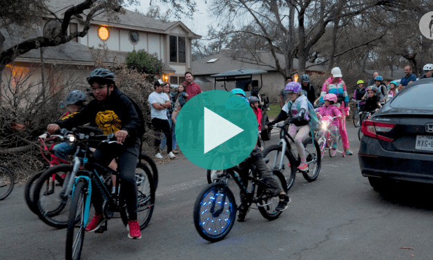 Spicewood Elementary goes all out for Bike Train