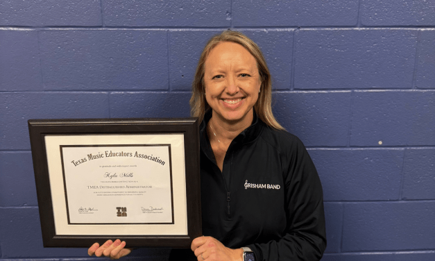 Grisham principal earns TMEA Distinguished Administrator award