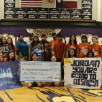Cedar Valley Middle School NJHS donates $10,000 to Make-A-Wish
