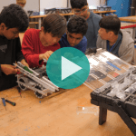 Middle Schoolers take on Robots